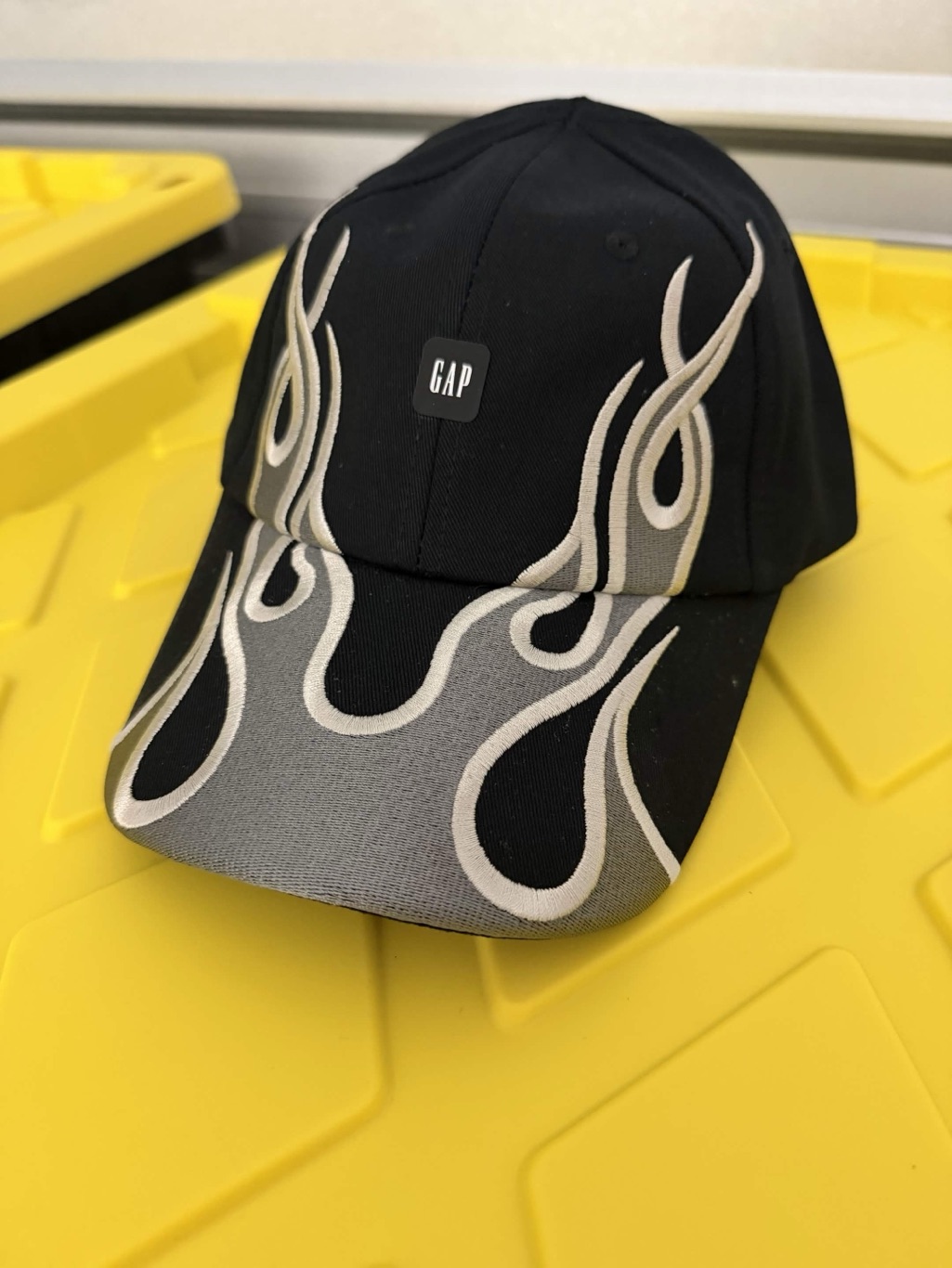 Yeezy Gap Balenciaga Flame Cap Black Gray